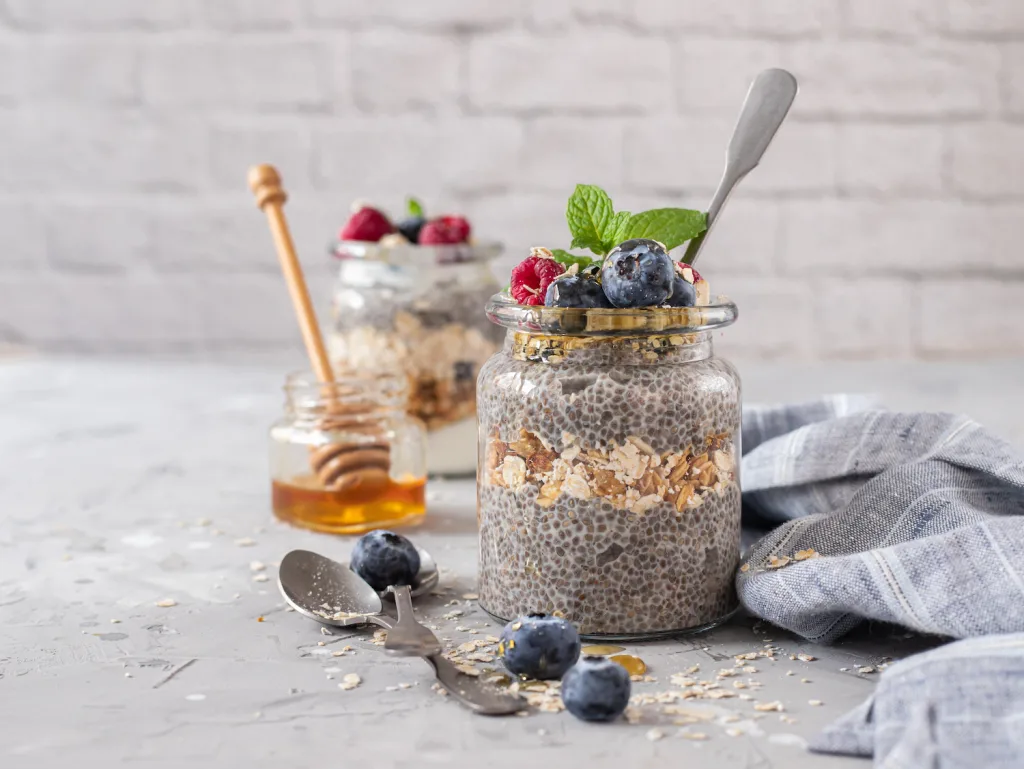 Recetas fáciles y económicas Desayuno con avena y chía