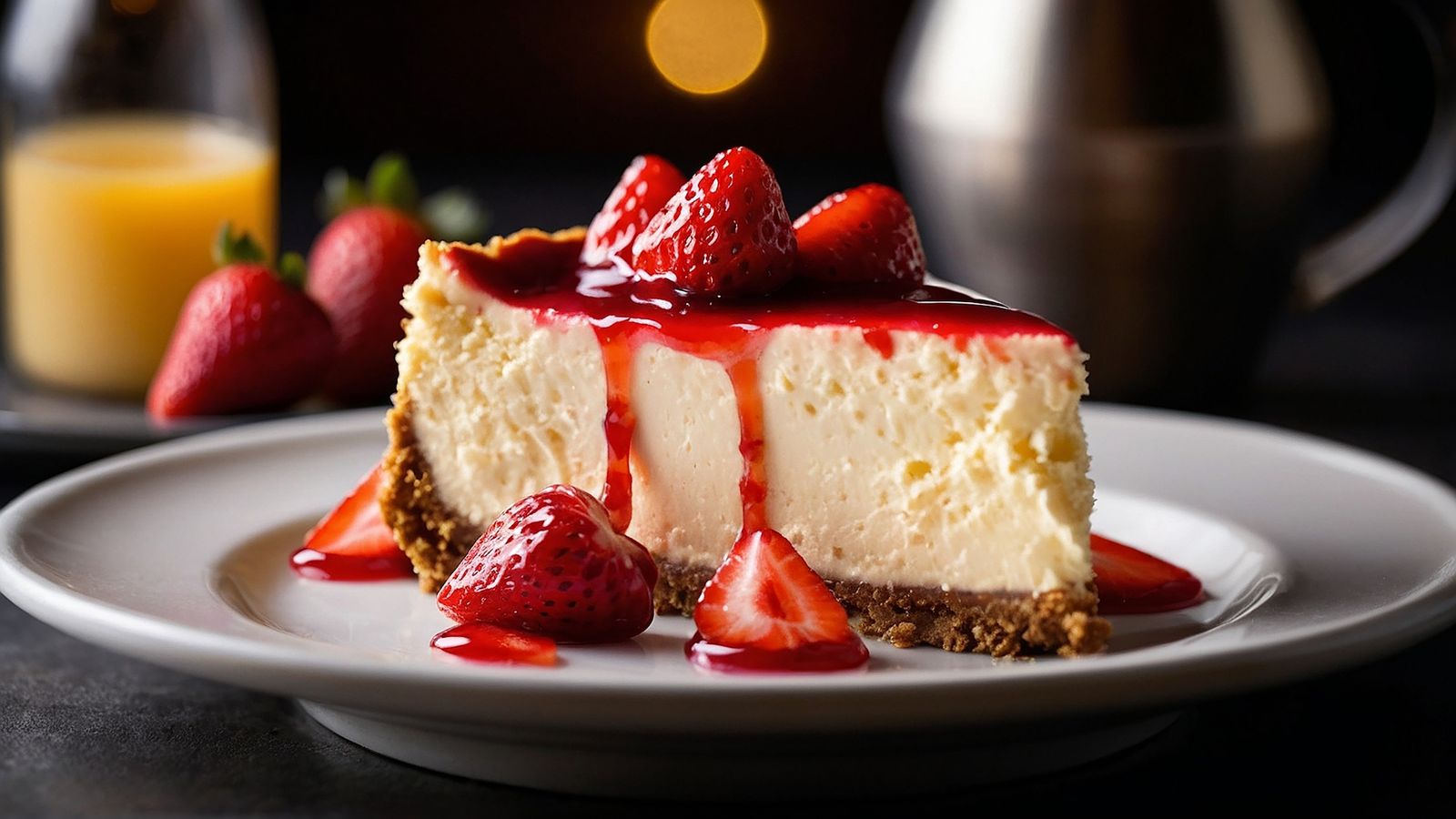 Cheesecake Fresa sin Horno 